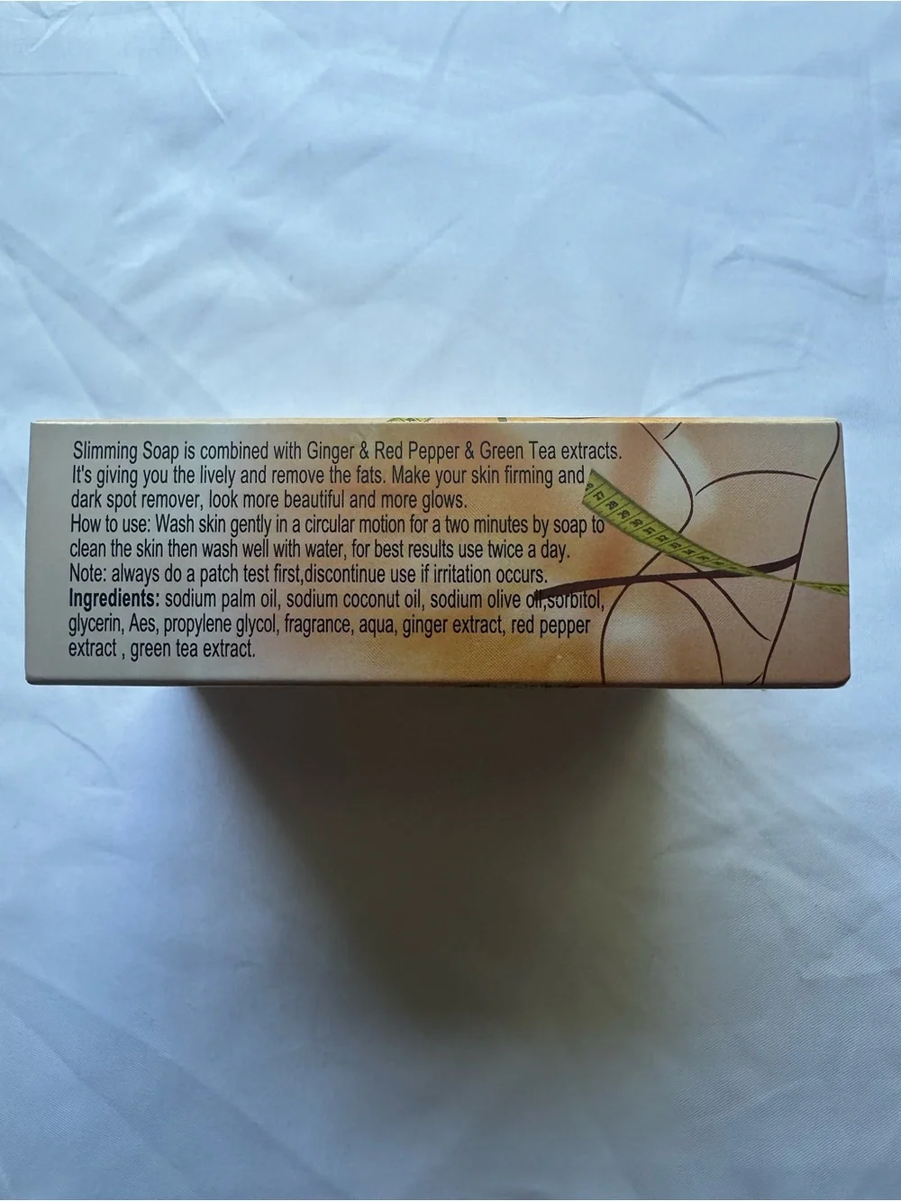 Simply Bella Slimming Soap Ginger Red Pepper Green Tea Body Bar 100g NIB
